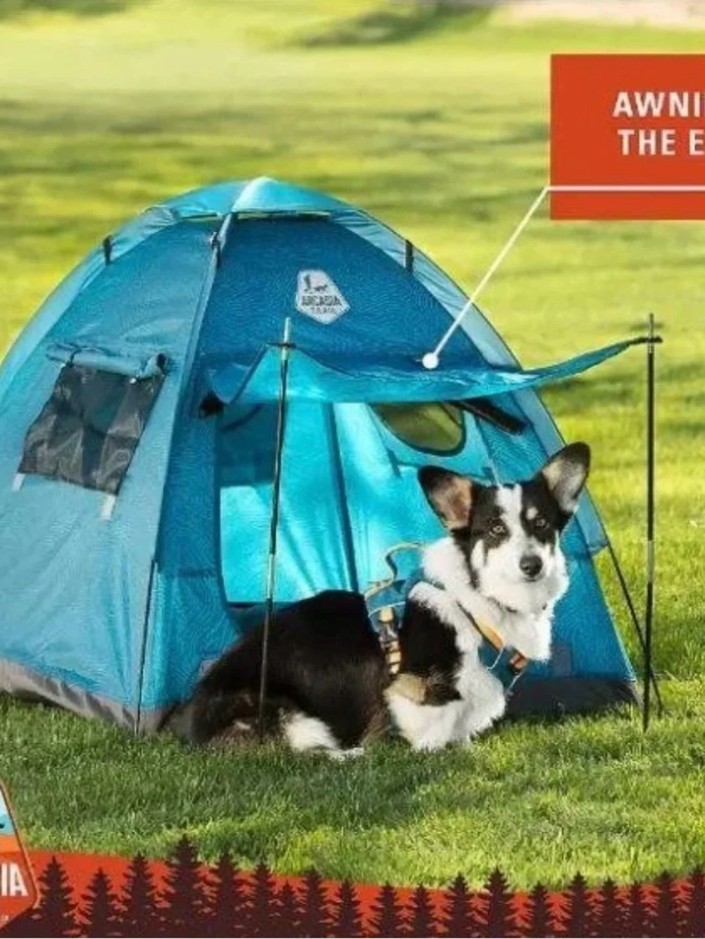 ARKLAND TRAIL Pet Shade Tent - Blue